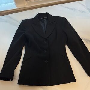 Sophisticated vintage designer Black Women's Blazer